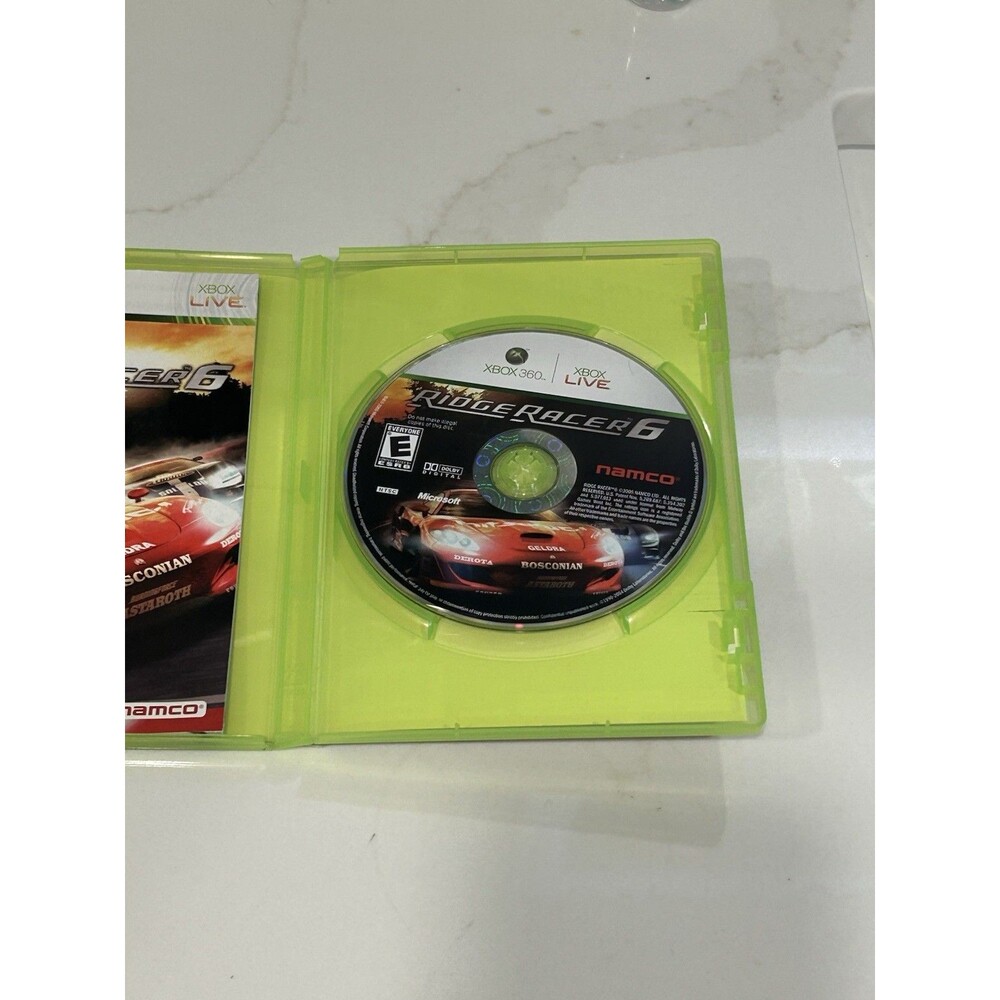 NAMCO Xbox 360 Ridge Racer 6 Ridge Racer Series Racing NTSC-U/C E Manual - Picture 5 of 5